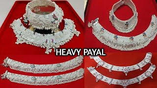 Heavy weight Payal designs ||partywear bridal payal || New dulhan payal 2023 ki latest design