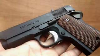 (Airsoft Indonesia) ABAH'S TOYS SHOOTING & REVIEW OF TOKYO MARUI DETONICS (W/ METAL SLIDE AND FRAME)