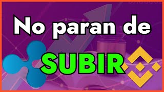 Binance Coin BNB está genial - Ripple y BNB no paran de subir