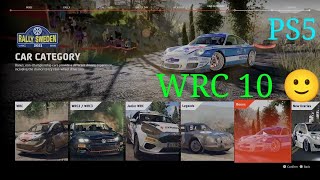 PS5 WRC 10 FIA World Rally Yaris GR Sweden quick run