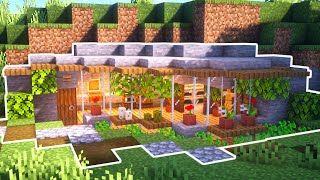 Minecraft | How To Build a Cave Starter House