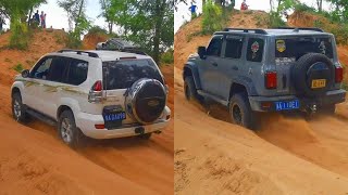 Off-road Challenge: Japanese and Chinese Cars Compete | GWM Tank 300 vs Land Cruiser Prado