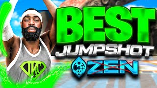 BEST JUMPSHOT in NBA 2K24! HIT HEAVILY CONTESTED JUMPERS WITHOUT USING A ZEN!