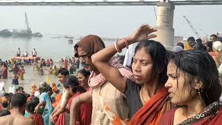 सिमरिया में श्रद्धालुओं ने लगाई आस्था की डुबकी #simariya #kumbh #ganga