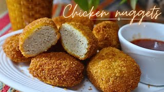 Chicken And Rice Nuggets Recipe | Easy And Quick Snack For Kids Lunch Box 🍗🧆🍚😋