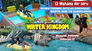 Water Kingdom Mekarsari || Coba 12 Wahana Air terseruuuu ‼️ Review setelah di renovasi