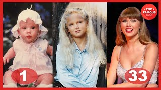 Taylor Swift Transformation ⭐ From 1 To 33 Years Old