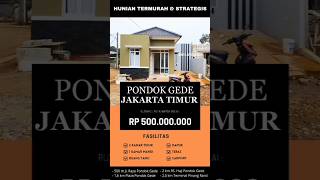 Hunian strategis Pondok Gede Jakarta Timur #rumah #rumahdijual #rumahminimalis #jualrumah #shorts