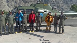 Czech climbers rescued from Rakaposhi ll Česky horolezci zachraneni z Rakapoši Pakistanu