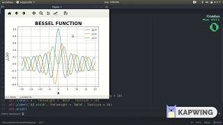 Plotting Bessel Function like a Boss in python