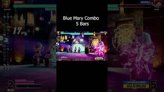 KOF XV - Blue Mary Combo (5 Bars) #shorts