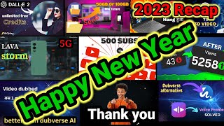 my 2023 channel recap And I would like to thank all of my subscribers and happy new year to all