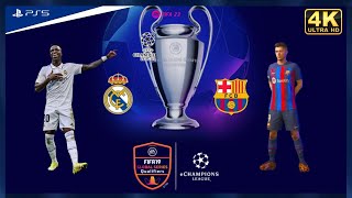 FIFA 23 - Barcelona vs Real Madrid |  Messi, Bellingham, | UEFA Champions League | PS5™ [4K60]