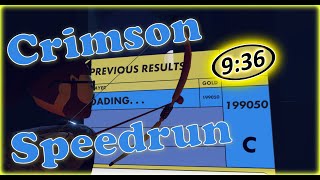 Rec Room Crimson Cauldron Speedrun, Walk, 9:36. Still can go faster.