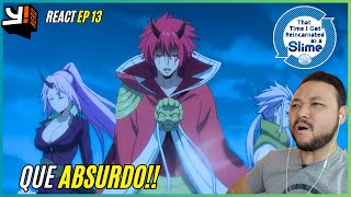 EXÉRCITO DE RIMURU VS ORCS!!  React Tensei Shitara Slime Datta Ken Ep 13 Temproada 1