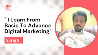 Student Feedback: Suraj Bhingare Learning Experience | Digital Mantra Academy