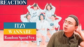 ITZY "WANNABE" Dance Practice (Random Speed Ver.) REACTION!!!!