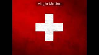 Very mid Switzerland flag animation l