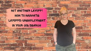 Dealing with LAYOFFS!