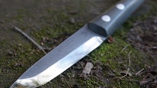 knifemaking - scandi ground partial tang