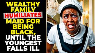 Wealthy Family Humiliates Maid For Being Black, Until The Youngest Falls Ill