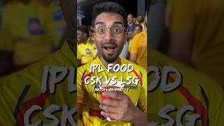 Stadium Food While CSK Captain Scored A 100 Vs LSG!! 🏏🍕🏆 (1/2)