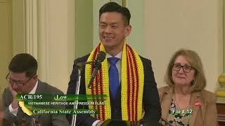 California Assembly Recognizes Vietnamese Heritage & Freedom Flag