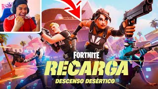 REACCIONANDO AL TRÁILER DE FORTNITE RECARGA DESCENSO DESERTICO