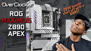 ASUS ROG Maximus Z890 APEX   Starting Z890 with a Beast