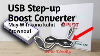 USB Step-up Boost Converter | DC to DC 5v to 12v Converter | How to Use USB 5v to 12volts