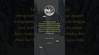 Tanpa Cinta, Ruhani Buta #cinta #rindu #cintakita