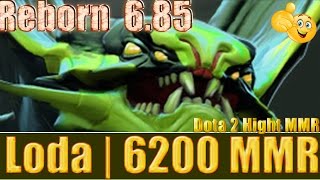 Dota 2 reborn 6 85  Loda 6200 MMR Viper Rampage Ranked Match Gameplay!