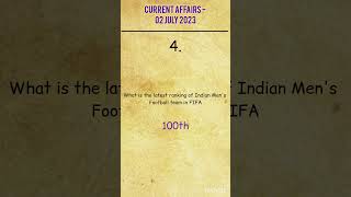 Current Affairs 2nd July 2023 l Today's Current Affairs #shorts #currentaffairs @mentalmaths7701