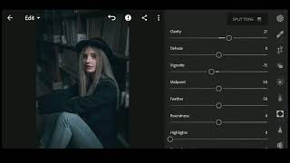 How to Edit Dark & Moody Preset using Lightroom Mobile|DNG|LIGHTROOM MOBILE TUTORIAL|