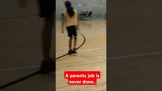 A PARENTS JOB IS NEVER DONE #success #motivation#shorts #kids#basketball#life#2024 #night#parenting