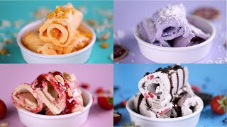 IDE USAHA : ES KRIM GULUNG 4 VARIASI - RESEP ES KRIM GULUNG 4 VARIASI