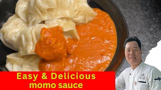 How to make momo sauce || momo chutney recipe || roasted tomato chutney ||