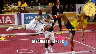 SEPAK TAKRAW INDONESIA AMANKAN MEDALI EMAS KALAHKAN MYANMAR DI PARTAI FINAL SEA GAMES 2023