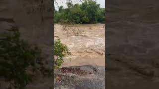 Así creció el río del Cortés por san marcos ( huracán John)