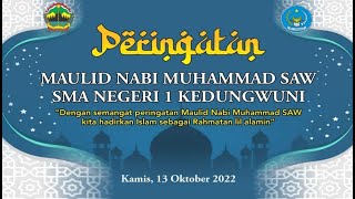 Peringatan Maulid Nabi Muhammad SAW - SMA NEGERI 1 KEDUNGWUNI 2022