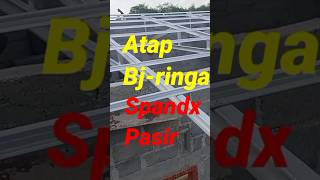 MODEL #rumahminimalis #rumah #tukangsipil #rumahidaman RANGKA ATAP BAJA RINGAN YANG HEMAT BIAYA