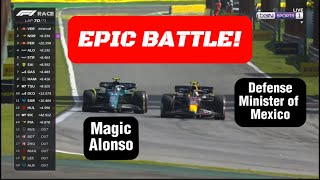 Epic Battle for P3 | Alonso vs Perez at Sao Paulo GP 2023