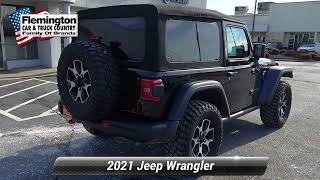 Certified 2021 Jeep Wrangler Rubicon, Flemington, NJ J18347B