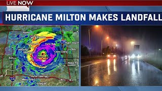 Hurricane Milton Makes Landfall Near Siesta Key, Florida As A Category 3 Storm