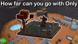 How far can you go with Only Graveyard? | Roblox Tower Battles