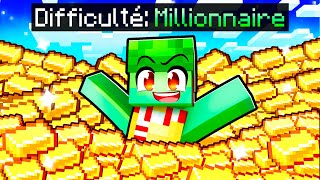 Minecraft, mais en difficulté MILLIONNAIRE...