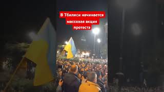 В Тбилиси начинается массовая акция протеста