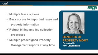 See what the Property Management Module in Sage 300 Construction and Real Estate can do for you!