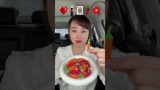 Eat emoticons,eat you bite by bite,the co-pilot eats snacks#food#shortvideo#Eatemoticons