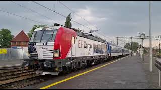 Vectron 383 062-7 EP Cargo z pociągiem służbowym